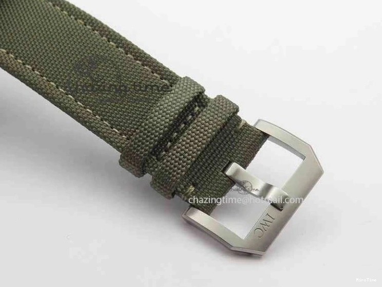 MIROTIME 0126 Big Pilot Real PR 48mm IW501902 Real Ceramic ZF 1:1 Best Edition On Green Nylon Strap A51111 V Durable 7249